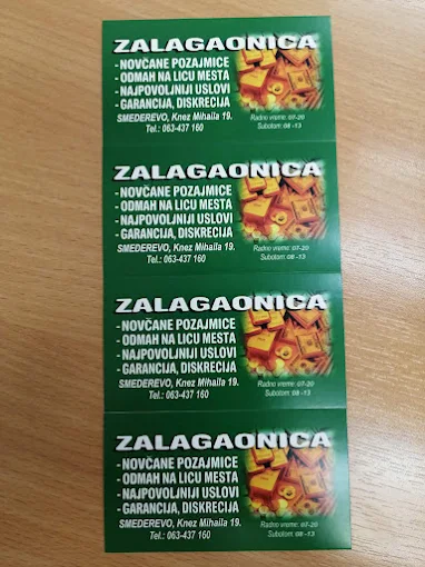 Zalagaonica Smederevo — poslovnica · Kneza Mihajla 19 (foto 4)